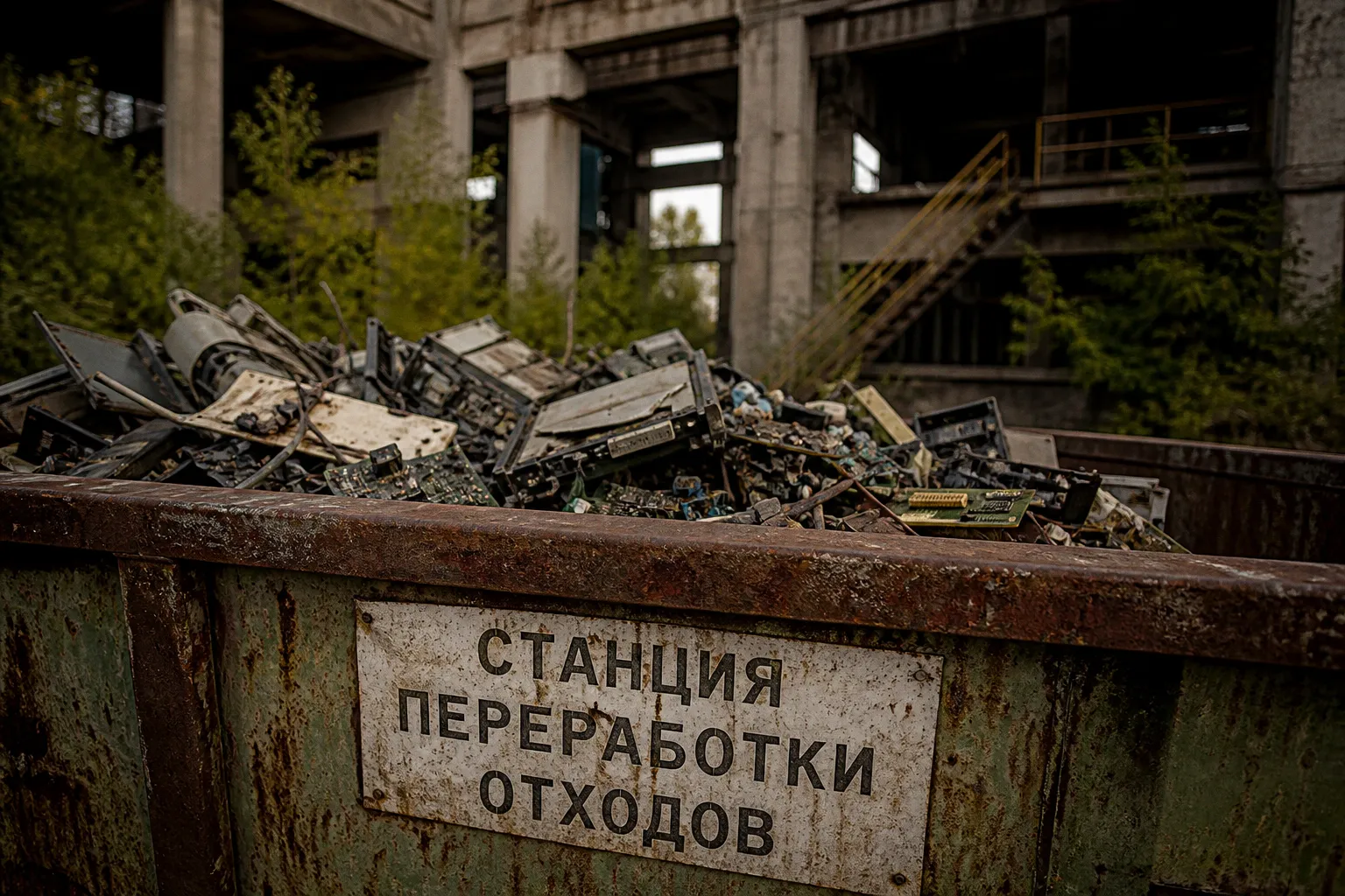 Код от станции переработки отходов в Сталкер 2: где его найти