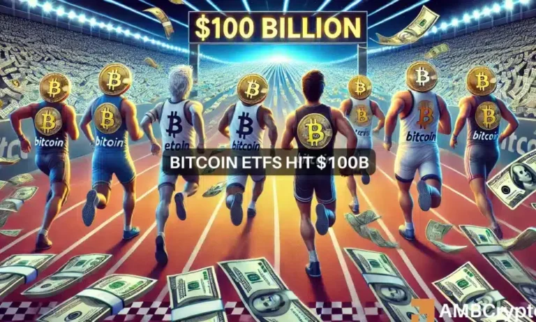 Bitcoin ETFs Hit 100B 1000x600