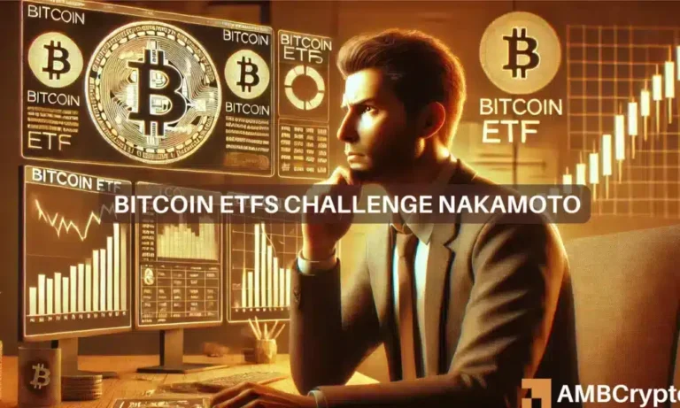 Bitcoin ETFs challenge Nakamoto 1000x600